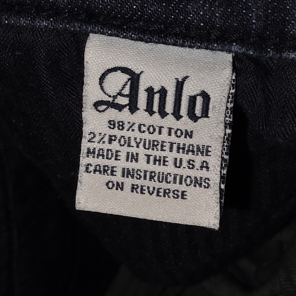 Anlo Dark Blue Cropped Jeans - Picture 4 of 4